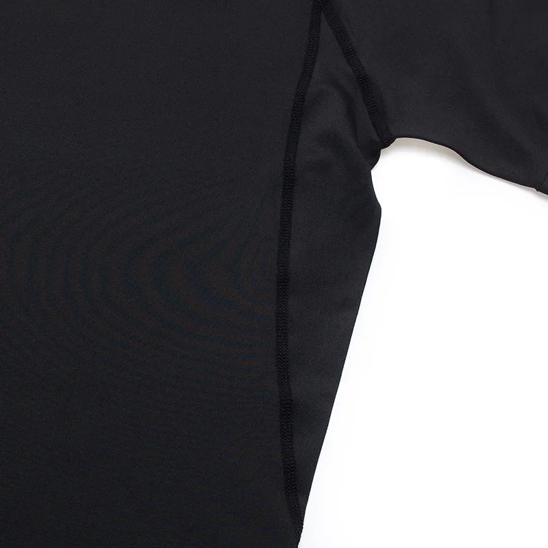 Summer Oversized Tops Men Short Sleeve Compression T-Shirt Quick Dry Bodybuilding Gym T Shirt Man Football Jerseys White T-Shirt