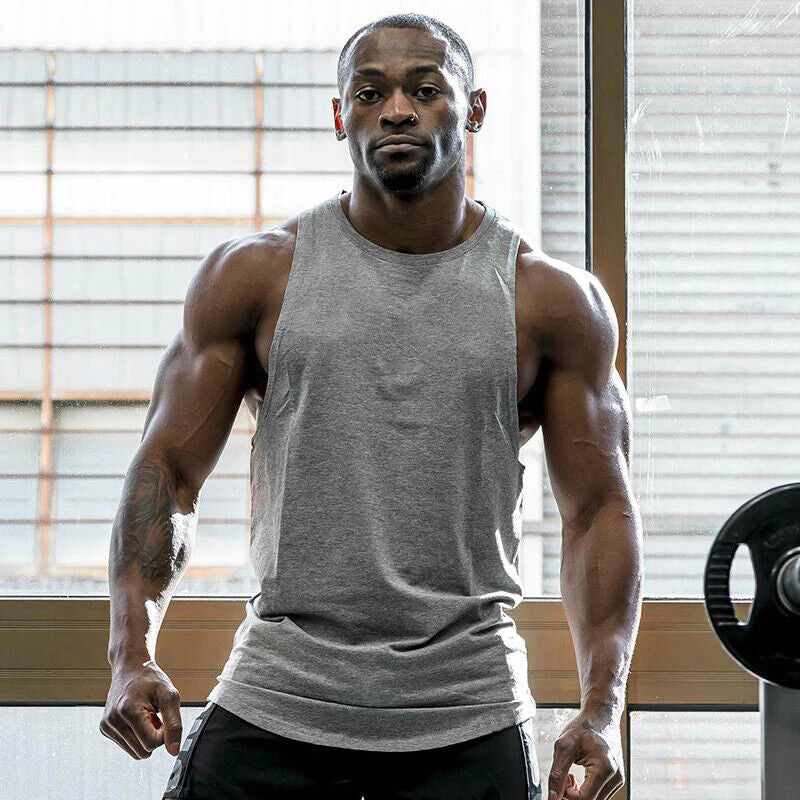 Gym Stringer - Men'S Tank Top for Bodybuilding and Fitness - Stringer Sports
